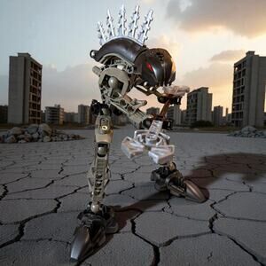 VTG LEGO BIONICLE Rahkshi Vorahk Black Gray 8591 Canister Complete DAMAGED Book